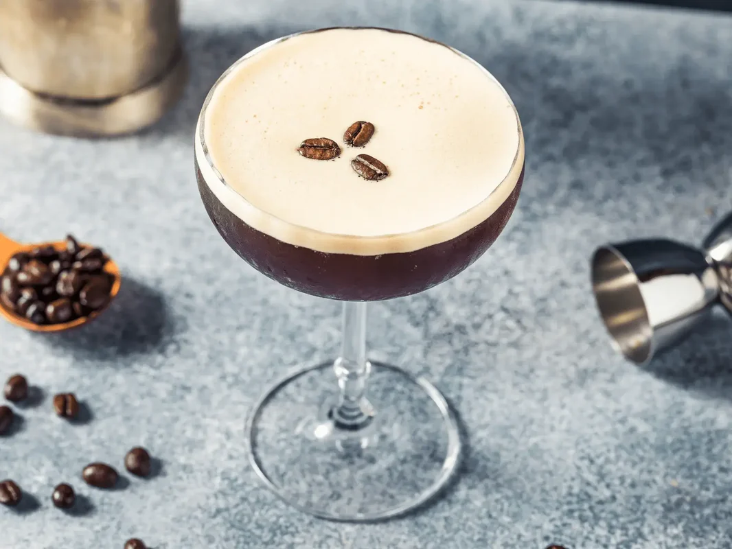 Rich espresso shot served in a ceramic cup with crema on top